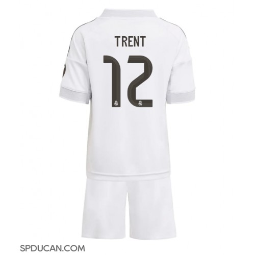 Dječji Nogometni Dres Real Madrid Alexander-Arnold #12 Domaci 2025-26 Kratak Rukav (+ Kratke hlače)